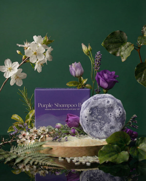 Purple Toning Shampoo Bar - Blonde & Grey - BraveBearFit