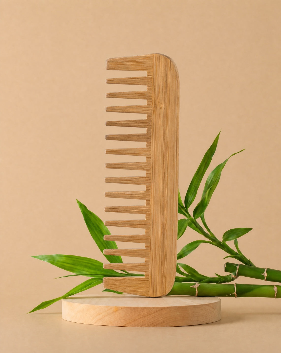 Bamboo Wide-Tooth Comb