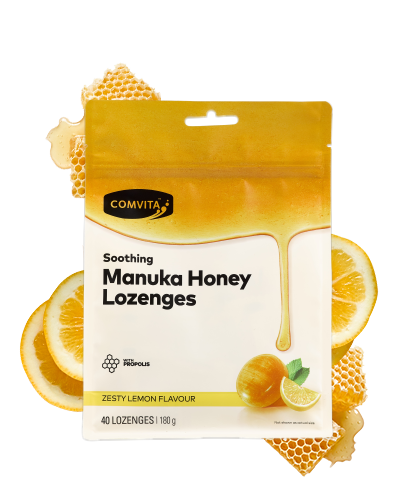Comvita Manuka Honey Lozenges Lemon 40s Medium Bag