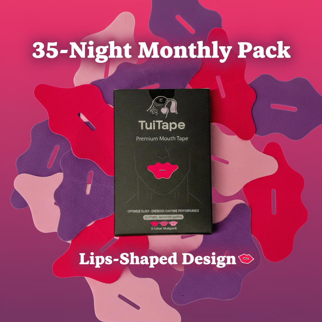 Tui Tape Kissy-Lips Mouth Tape - 35 Pack (Multi-Colour)
