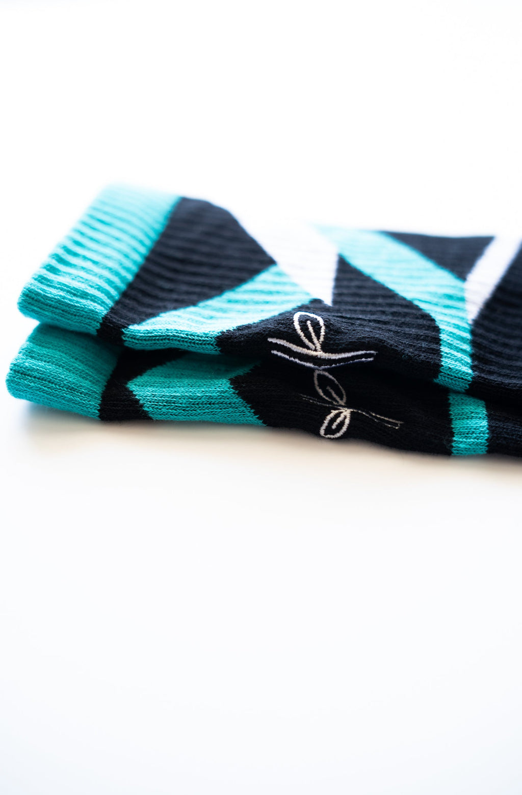 Organic Cotton Lite Crew Sock - Chevron Strike