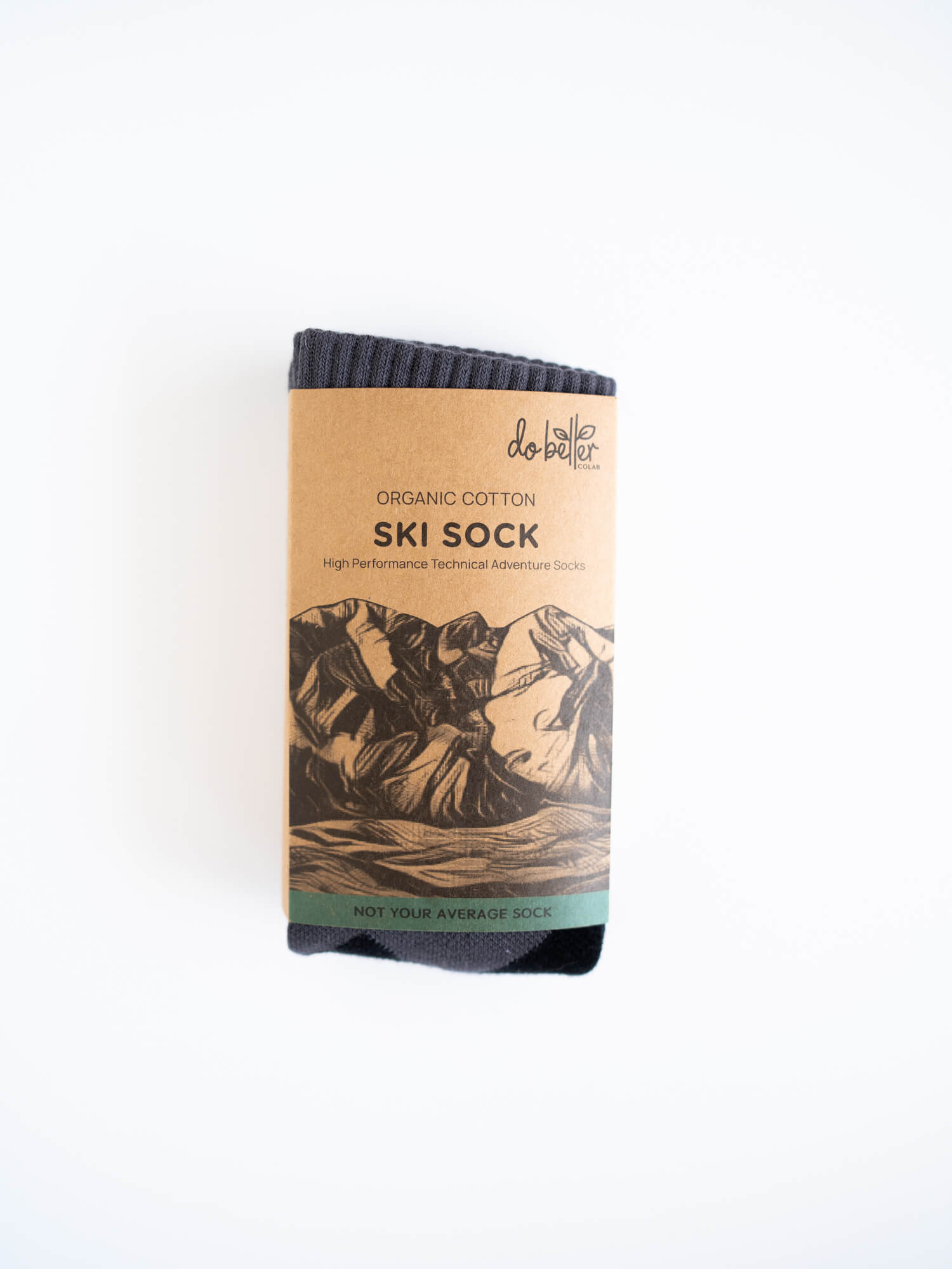 Organic Cotton Ski Sock - Alpine Ascent