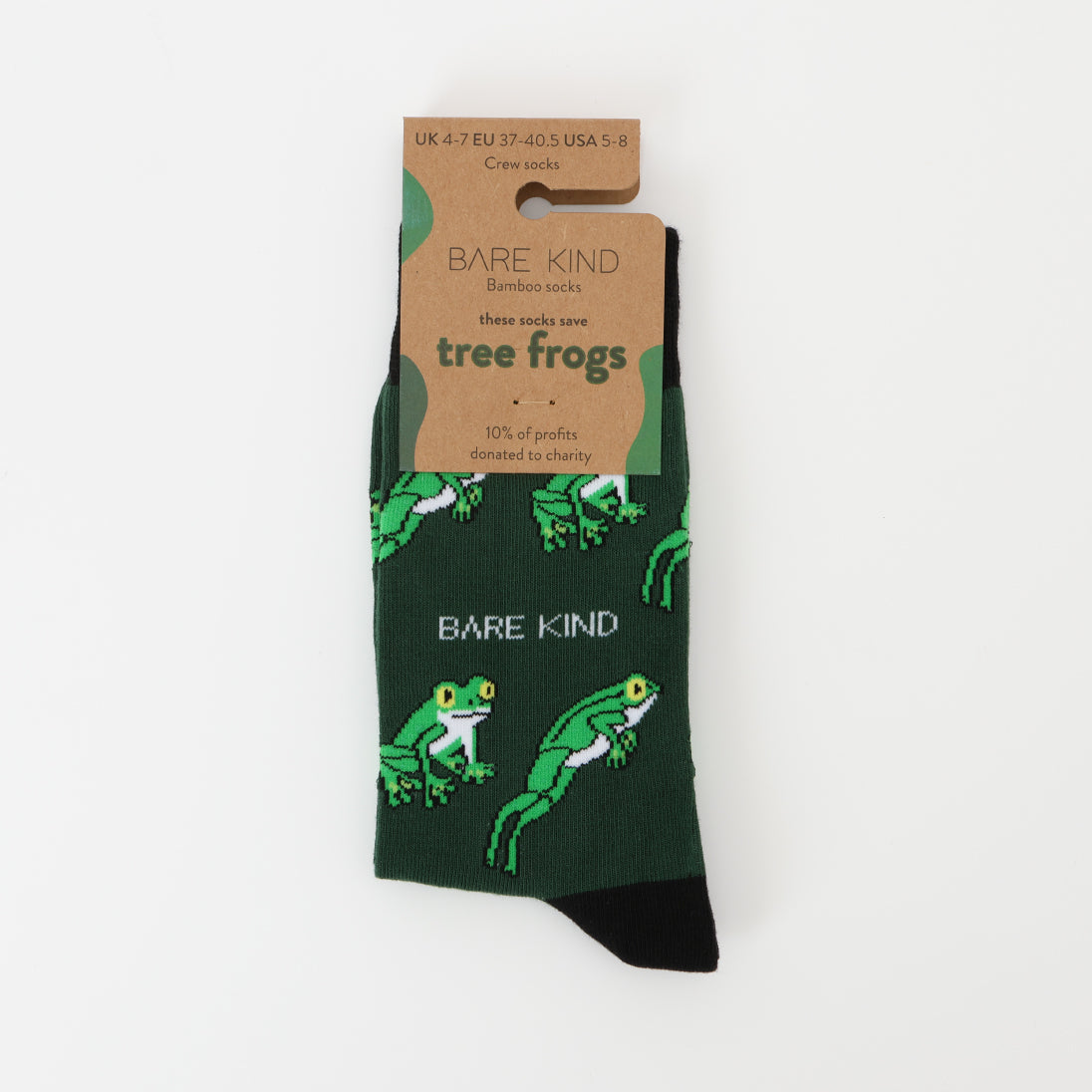 Save the Tree Frog Bamboo Socks