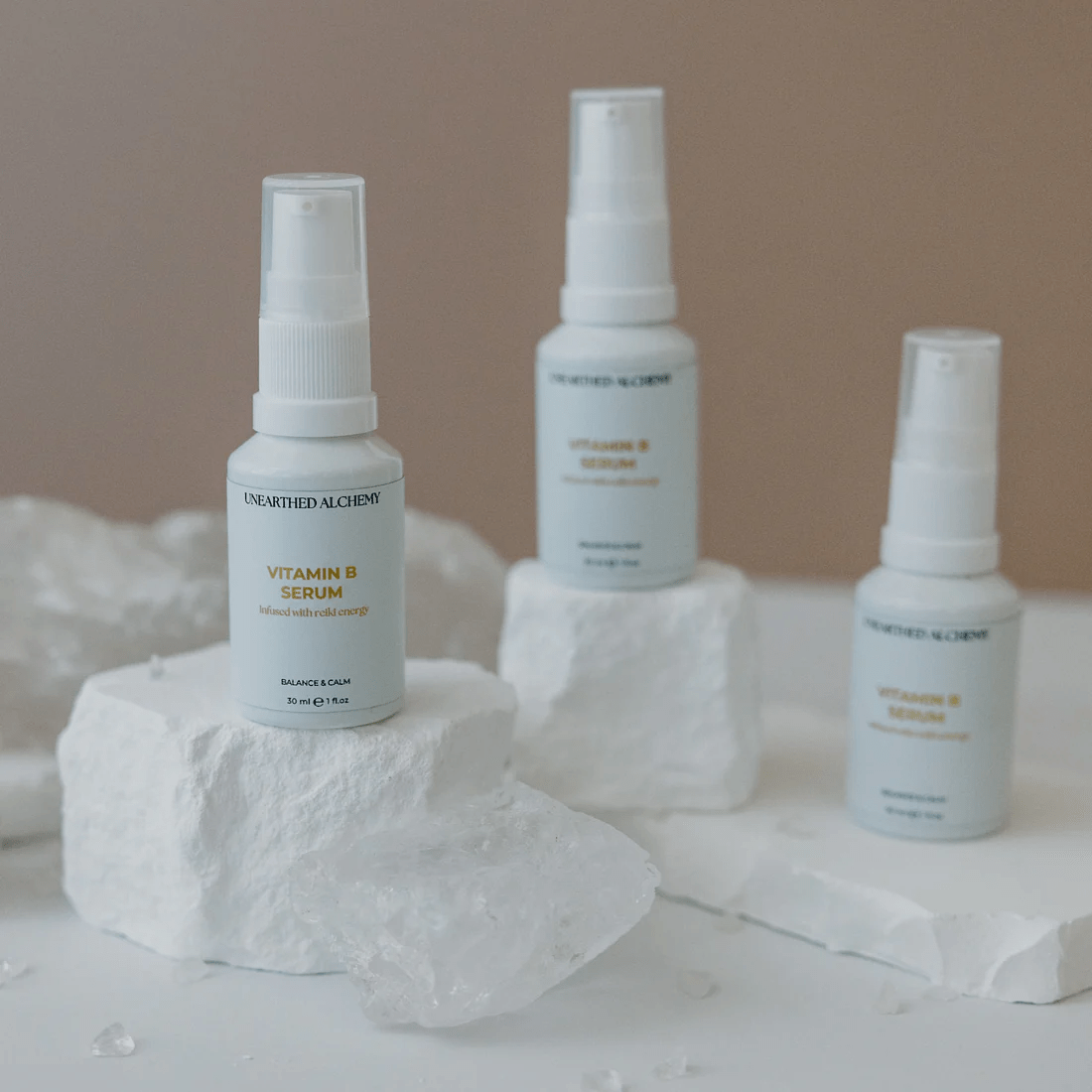 Vitamin B Serum Natural Crystal Infused