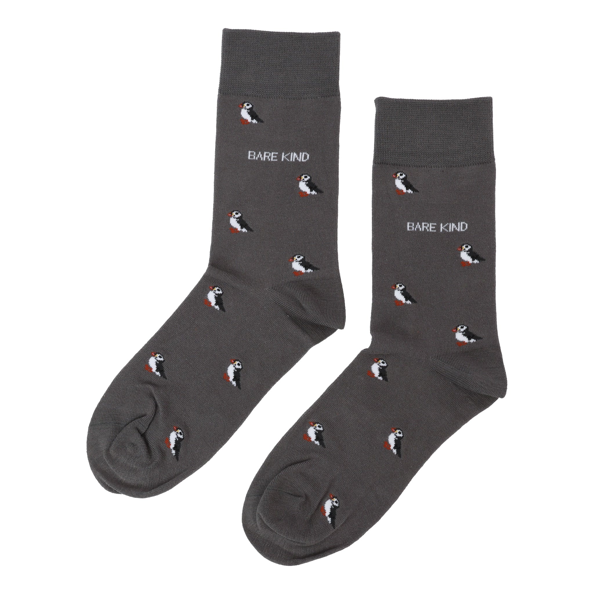 Save the Puffin Small Motif Bamboo Socks